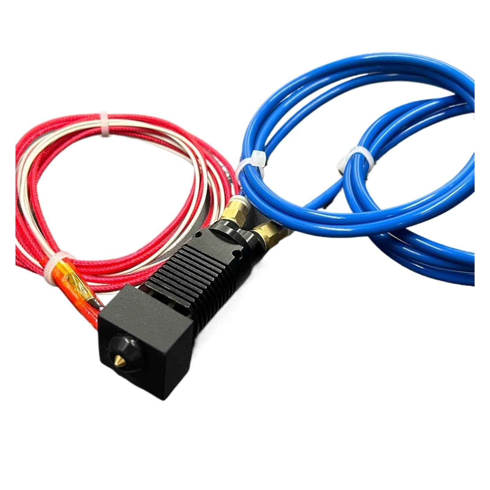 tianwandong Część drukarki ES-3D CR-10/Ender-3 2 w 1 wyjście dwukolorowa metalowa głowica hotend z głowicą J do drukowania kabli do części wytłaczarki CR-10/Ender 3(KIT,24V)