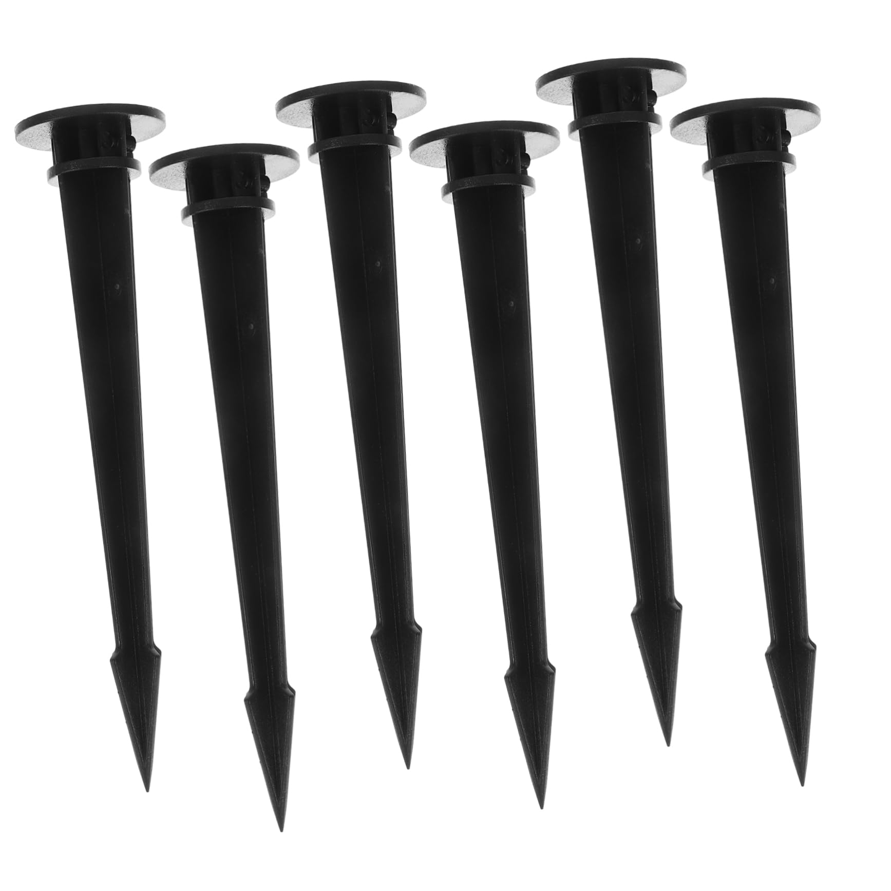 6 Stück Garten-Erdspieße - Bodenspikes Für Solarleuchten & Gartenbeleuchtung