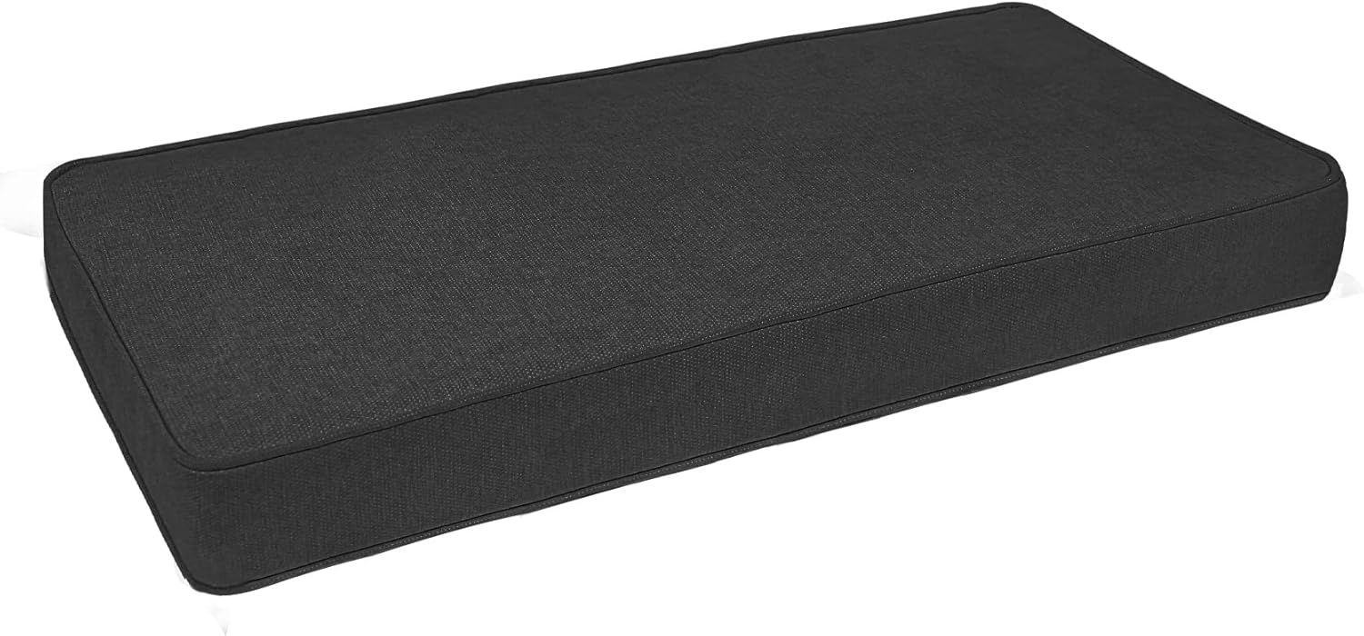 mudilun Bench Cushion for Indoor/Outdoor with Velcro Non