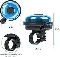 Vista 6 de Timbre clásico de bicicleta, timbre de bicicleta de aluminio, sonido fuerte, nítido y claro, para adultos y niños