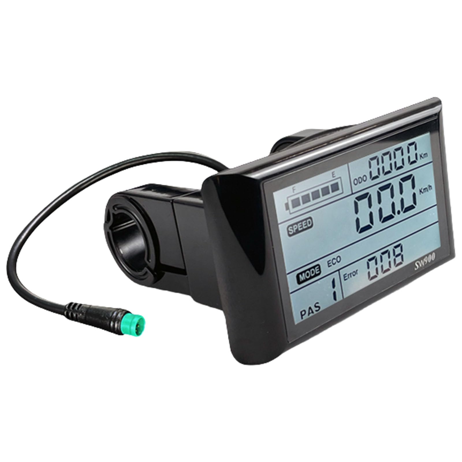 Wielofunkcyjne mierniki prędkości LCD uniwersalne rower elektryczny wyświetlacz LCD ulepszający jazdę na rowerze w czasie rzeczywistym kolarstwo monitor danych