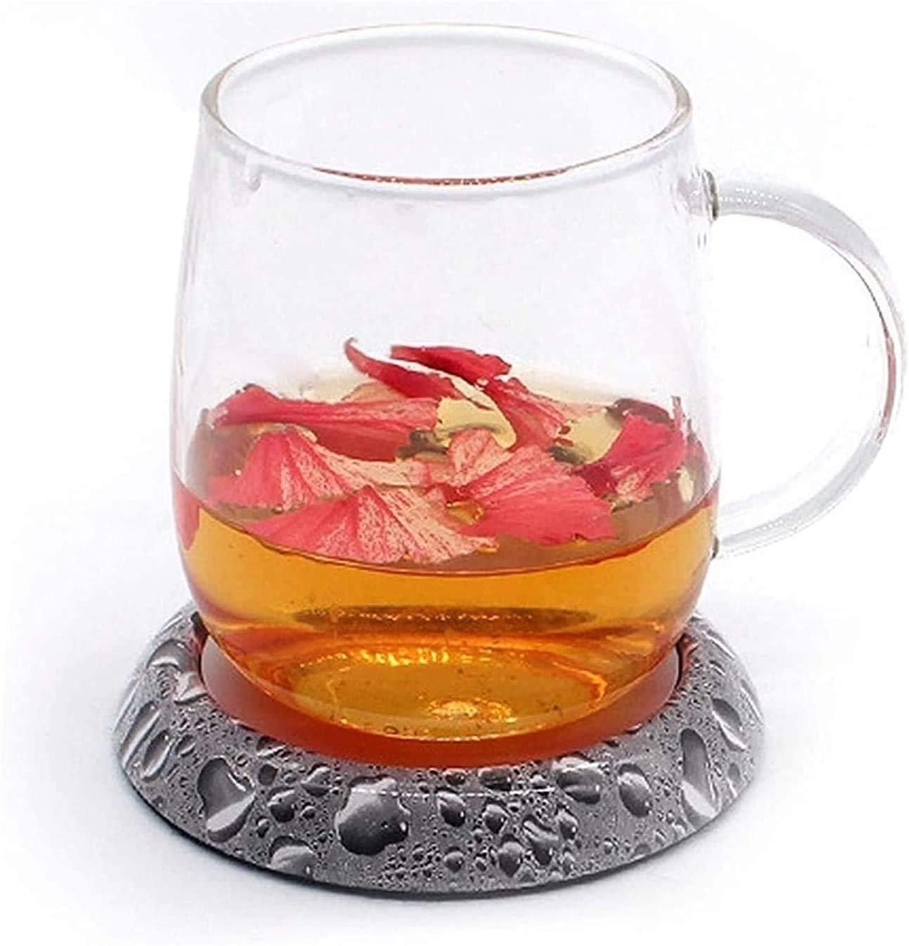 Taza de café inteligente Calentador de bebidas eléctricas más caliente for la oficina o el uso doméstico con la placa de bebida de la taza eléctrica con la placa del calentador del sensor de gra
