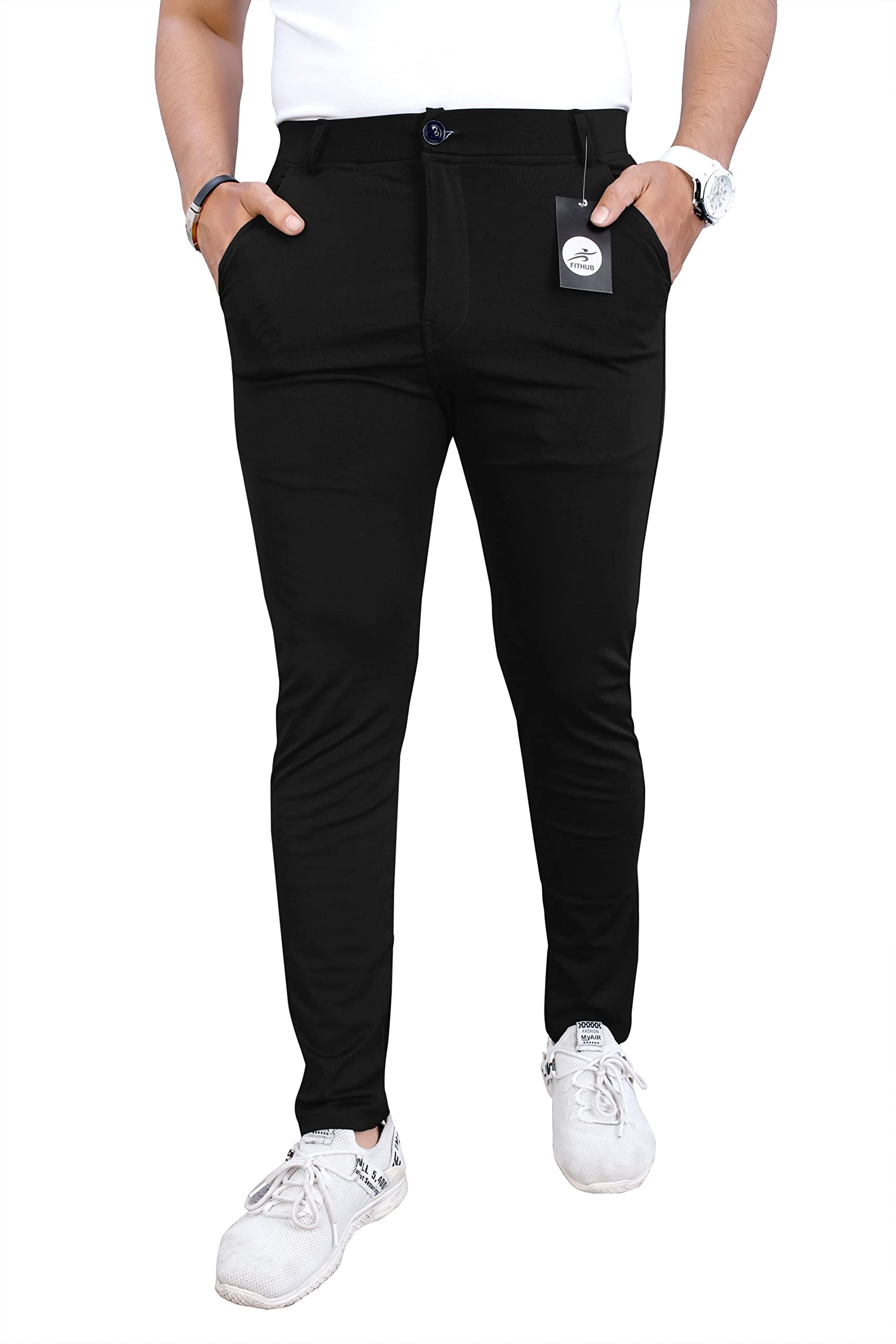fithub Light Weight Men's Pant in Strechable Fabric-picture-40