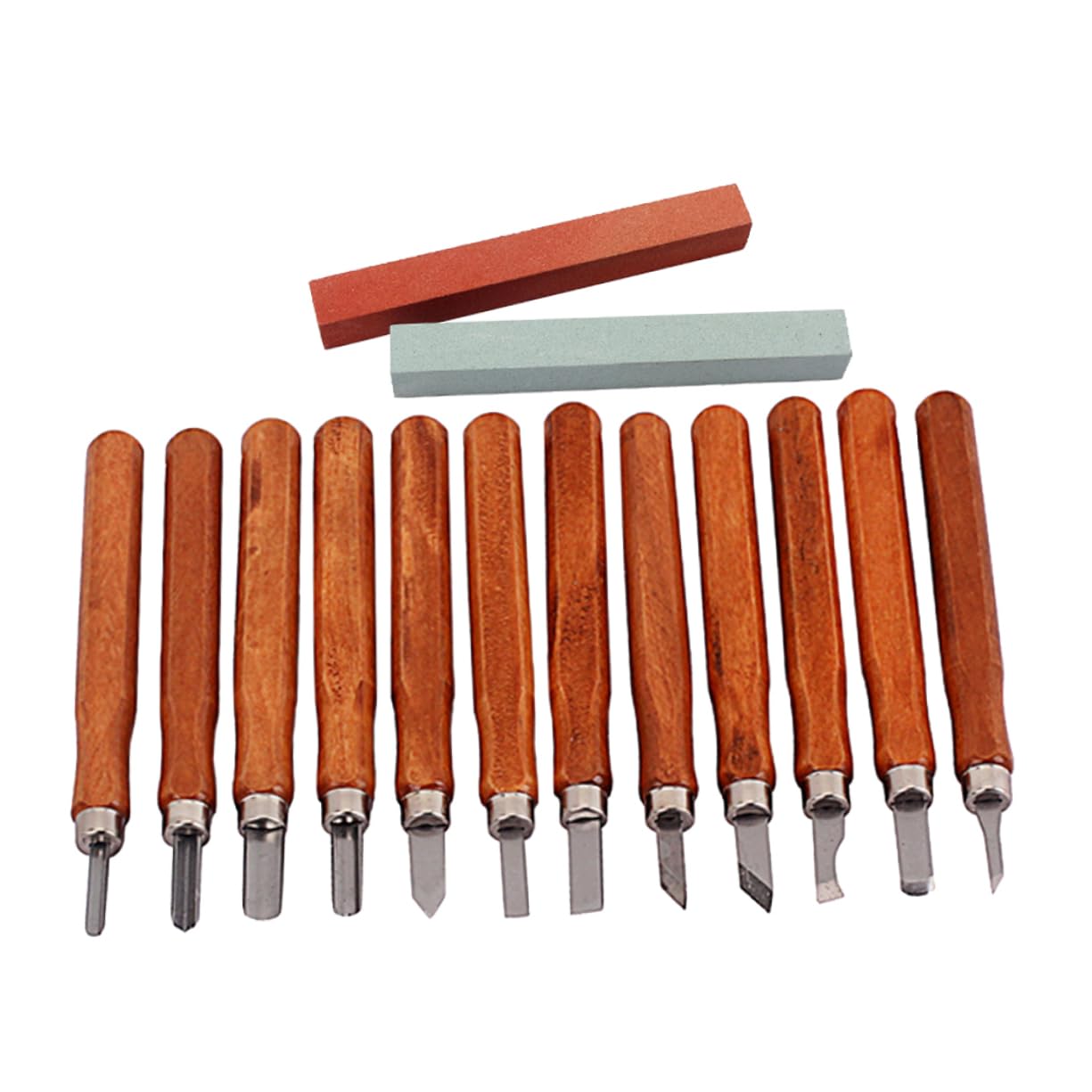 Mikinona Set Di 12 Strumenti Per La Riparazione Di Chitarre Pietre Abrasive Per La Manutenzione Di Chitarre Acustiche Accessori Artigianali