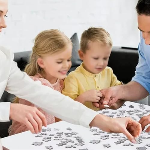 Miniatura 4 de TOPINCN Rompecabezas de 1000 piezas para adultos, diseño de luna espacial, rompecabezas redondo para mejorar la coordinación, rompecabezas de