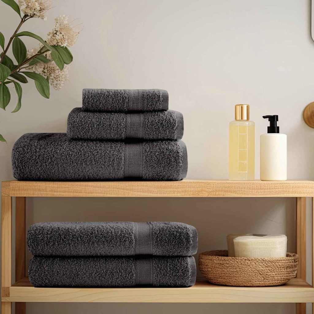 SOLUND - Juego de 10 toallas para invitados (algodón, 550 g/m², suaves, hipoalergénicas, con lazo para colgar, absorbentes y de secado rápido, ideal para baño y deporte)