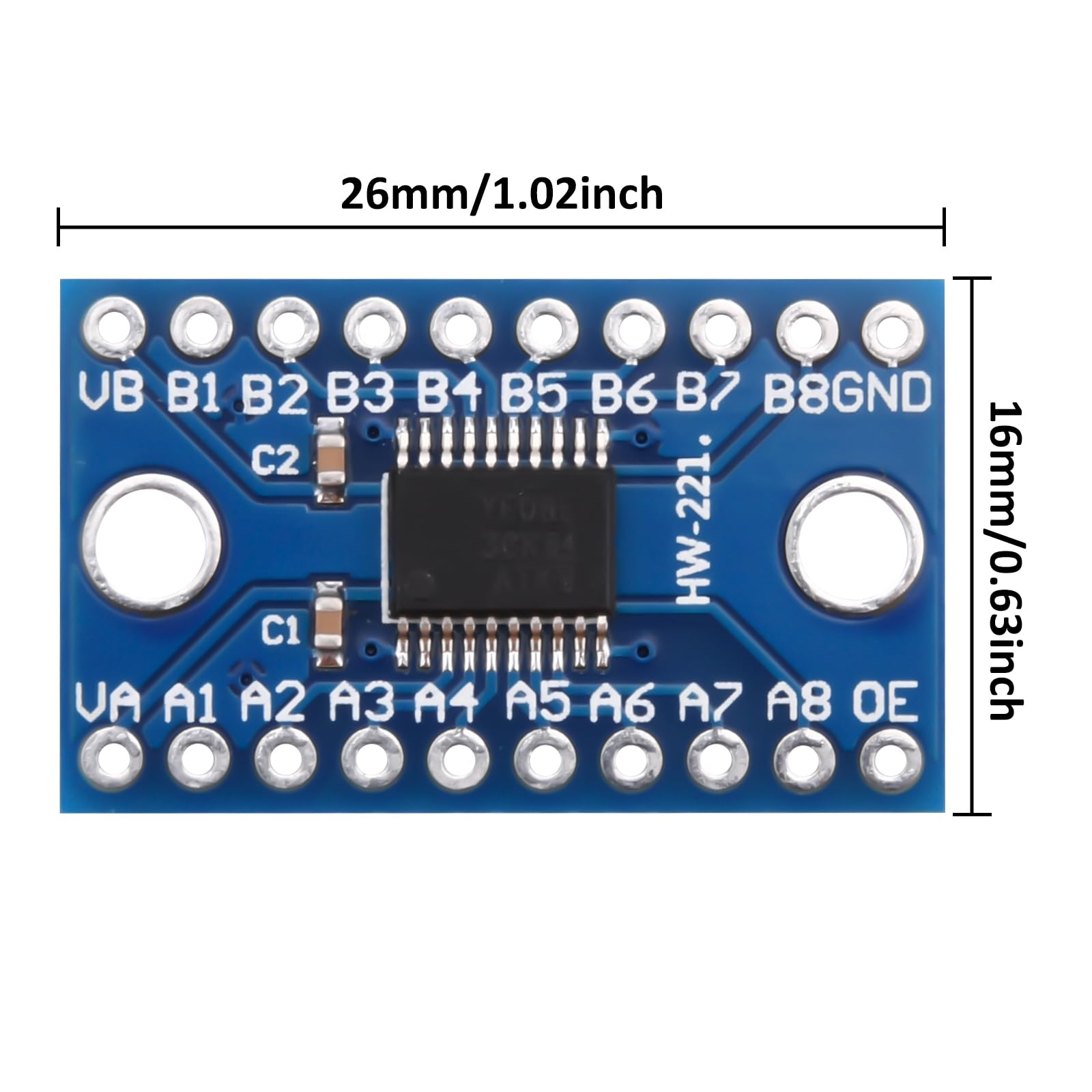Snapklik.com : 6Pcs TXS0108E 8 Channel Level Converter Module Support ...