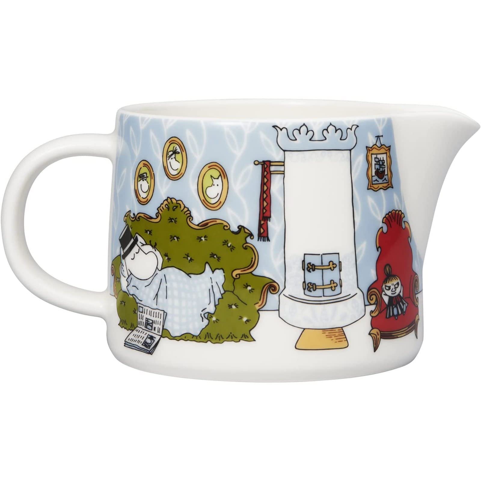 Arabia 1026057 Moomin Kanne 0,35L Nachmittag in der Lounge, Porzellan