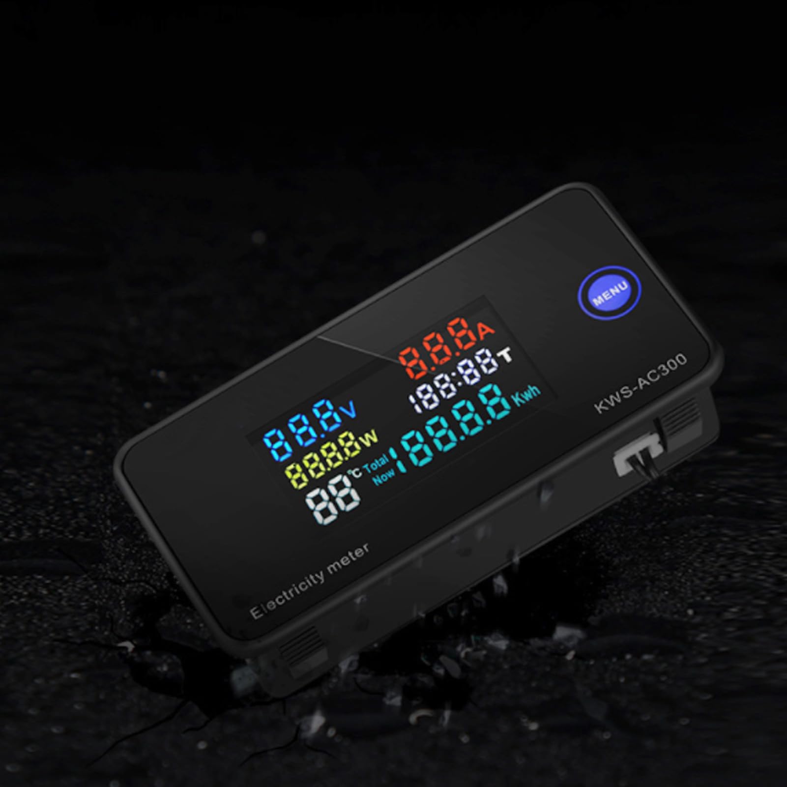 Jadeshay Voltometro Amperometro,50A 0~300V Digitale Contatore Energia Elettrica Misuratore di Pannello con LCD da Pannello Multimetro per Misurare di Tensione Corrente Potenza e Consumo di Energia