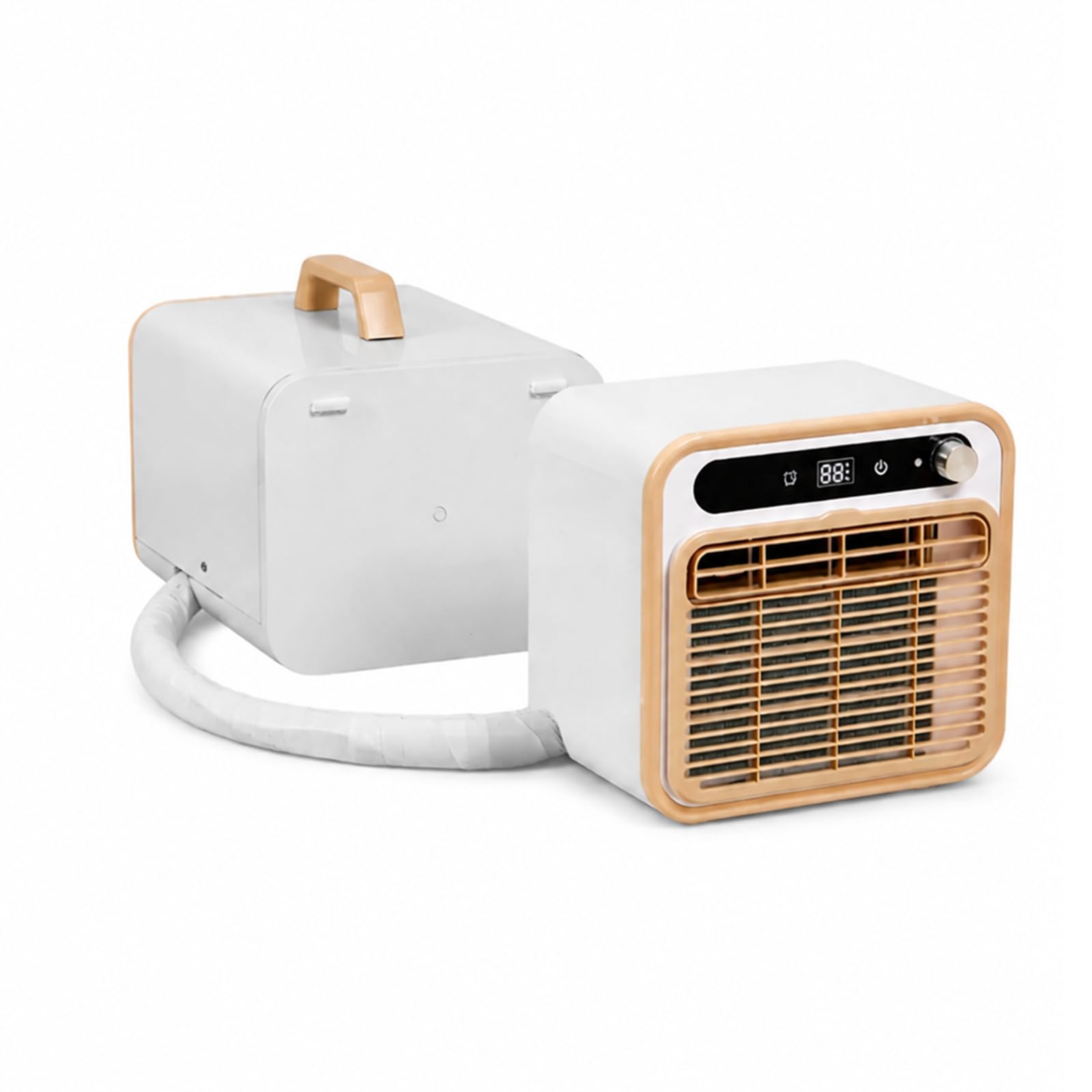 Acondicionador de Aire portátil, diseño Dividido Tranquilo de Camping AC Unidad con Opciones de tubería de tamaño múltiple, para el Uso al Aire Libre de la Oficina de la Sala de Tiendas de campaña
