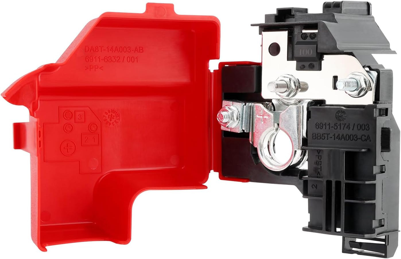 956-211 Battery Terminal End Circuit Breaker, Compatible with 2011-2019 Ford Explorer/Flex/Taurus/Police, 2013-2016 Lincoln MKS/MKT, Replaces# DA8Z-14526-A