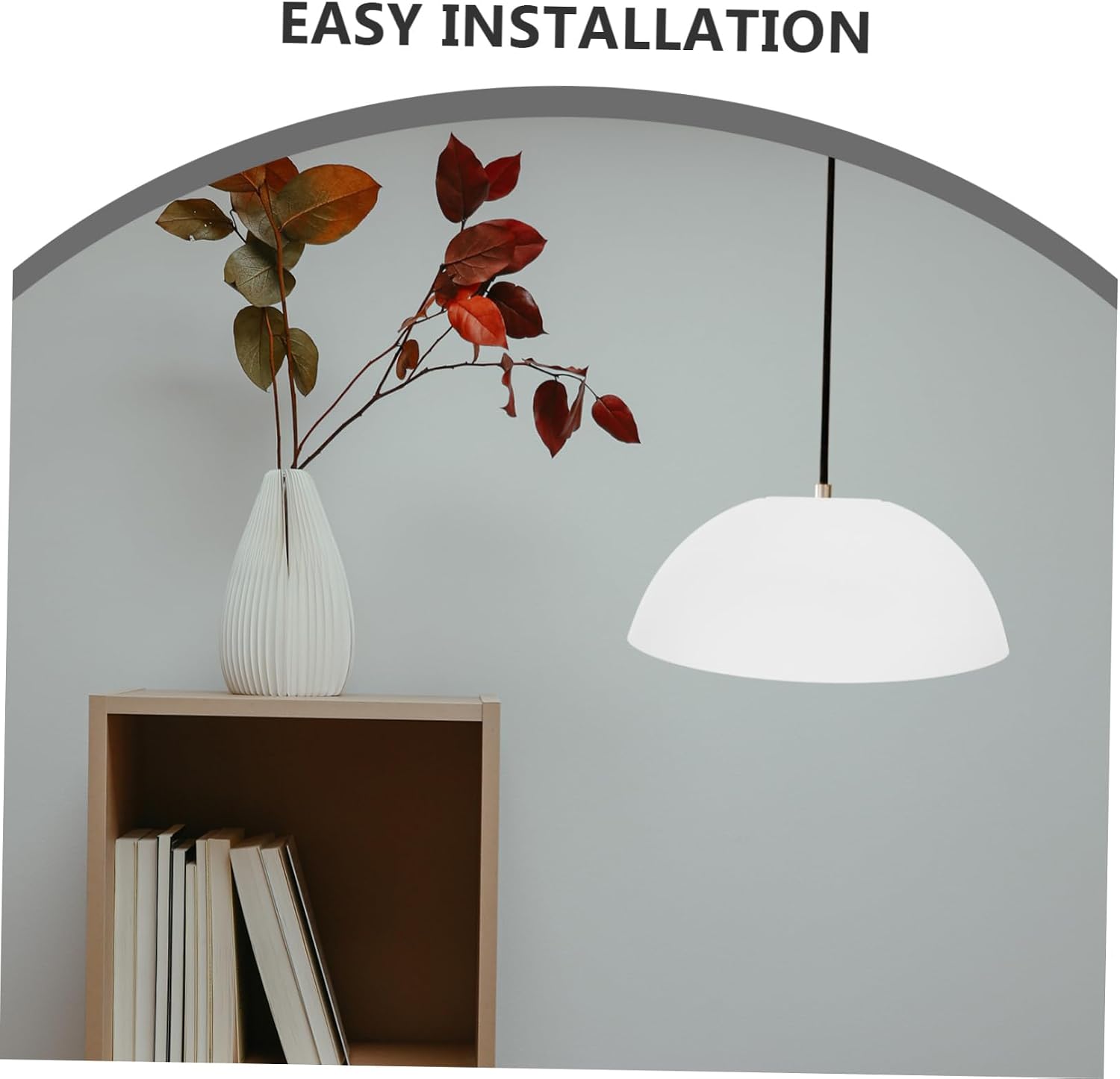 MERRYHAPY 2pcs Plastic Ceiling Lamp Shade Replacement Lightweight Easy to Install Lampshade for Wall and Ceiling Lamps Versatile Home Decor Mushroom Hole