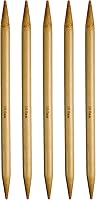 Vista 29 de HARFINGTON 5 piezas de agujas de tejer de bambú de doble punta tamaño US 0 (2 mm) carbonizadas de 7.9 pulgadas (20 cm) rectas para tejer creativa