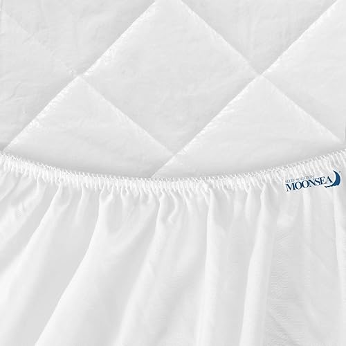 Miniatura 9 de Protector de colchón impermeable para sofá cama protector de colchón absorbente tamaño Queen 60 x 72 pulgadas color blanco