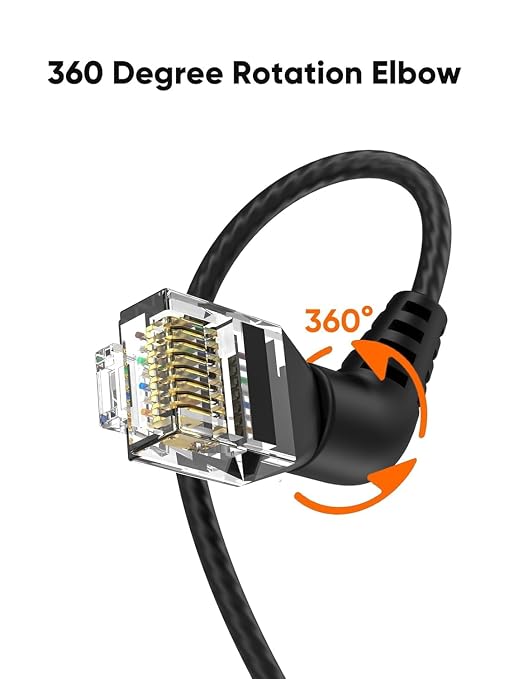 CableCreation Cable Ethernet CAT6A UTP 12 m RJ45 miniatura 4