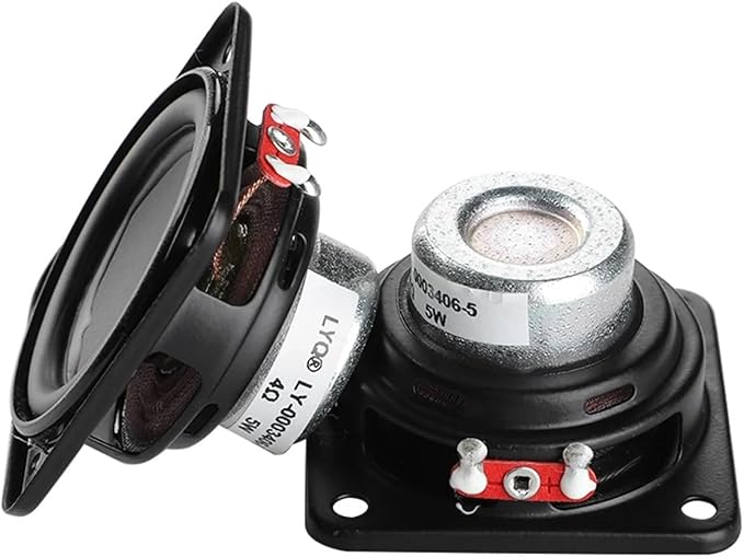 2 Parlantes Portátiles 1.5 Pulgadas 4 Ohm 5W Audio miniatura 4