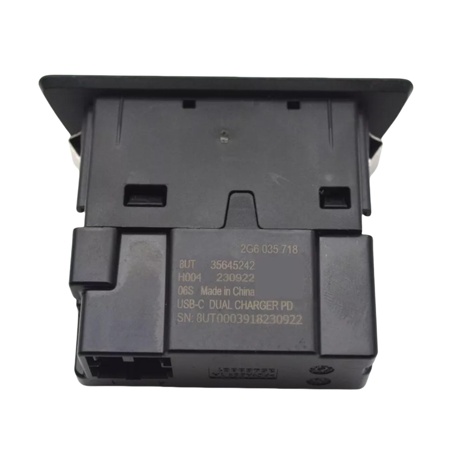 Interfacce di ricarica USB C per MK8 Parte di ricambio 2G6035718 Doppio Tipo Port Accessori Automotive Pannello USB