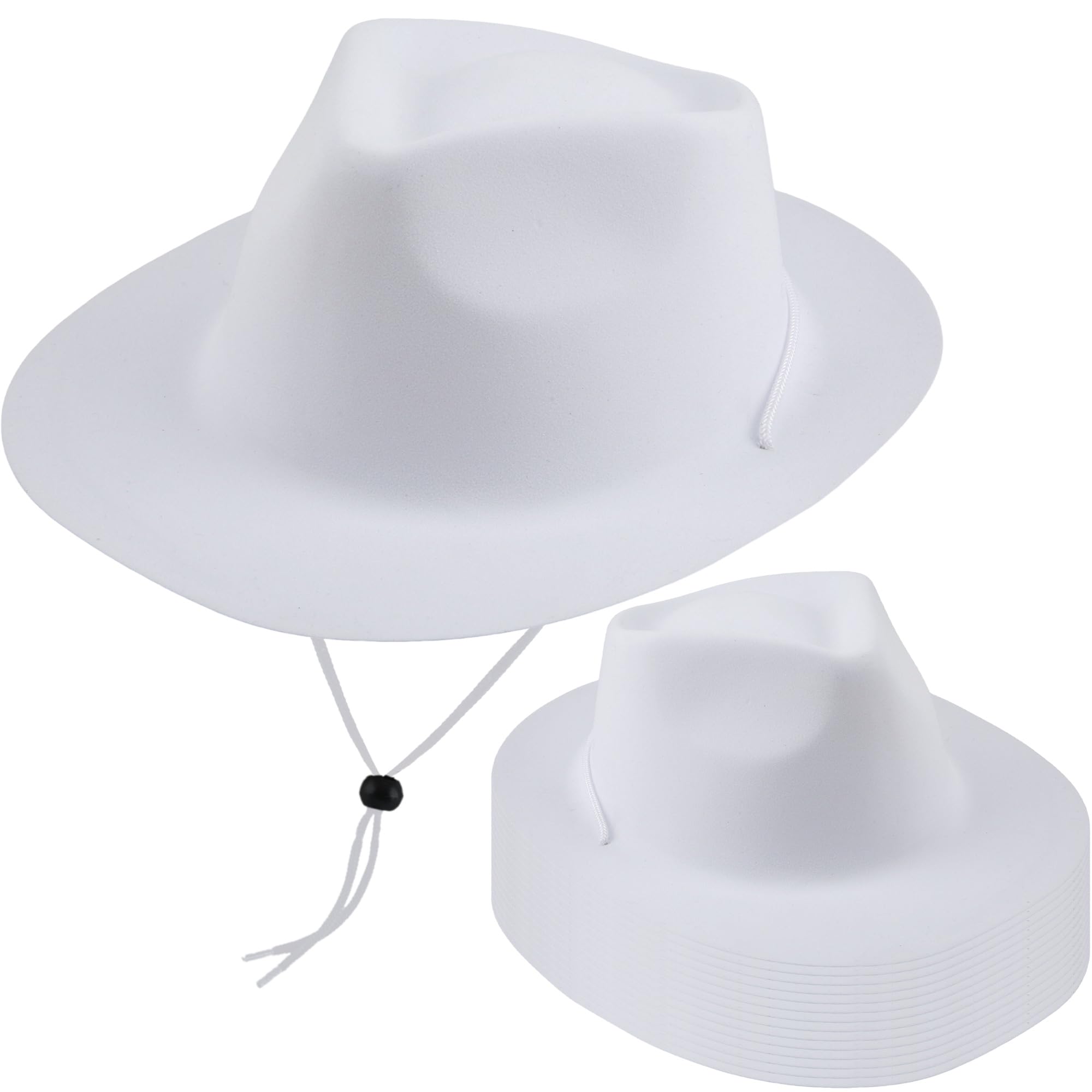 SGBETTER 15 Pack Child Plastic Cowboy Hats Western Cowgirl Hat Cowboy Party Hat for Kids Cowboy Costume Accessories