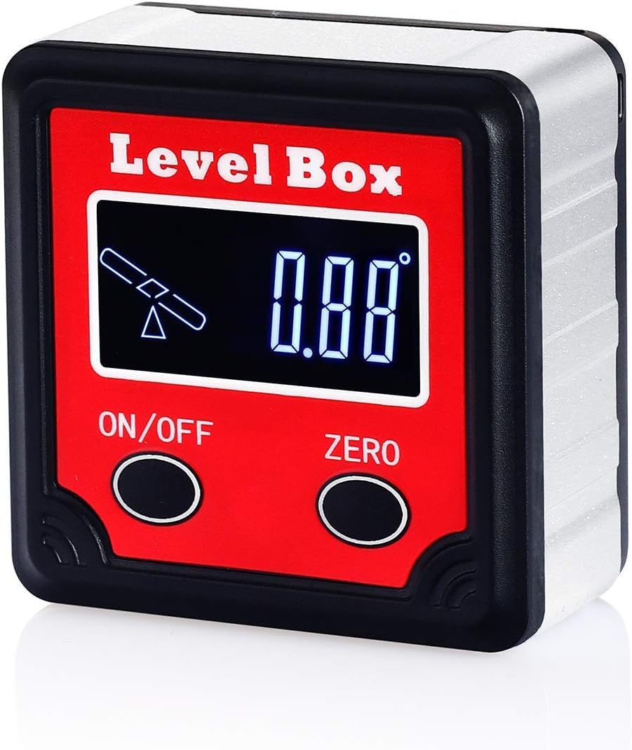 Digital Angle Gauge Set Neoteck Backlit LCD Angle Gauge Inclinometer