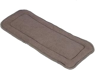 Pañales de tela para adultos y adolescentes de 5 capas, lavable, tela de carbón de bambú, forro de pañales, superabsorbente, para incontinencia intestinal (S)