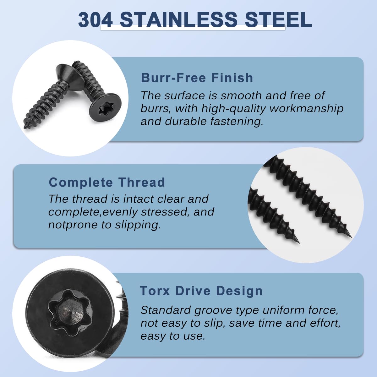 VITI PER CEMENTO E Muratura 7,5 X 100mm Testa Svasata Torx 30 Zincata - Foto 6