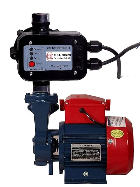 DMAKS Crompton 0.5HP Mini Champ II Water Pump with DMAKSTM Automatic Pump Controller PC 02