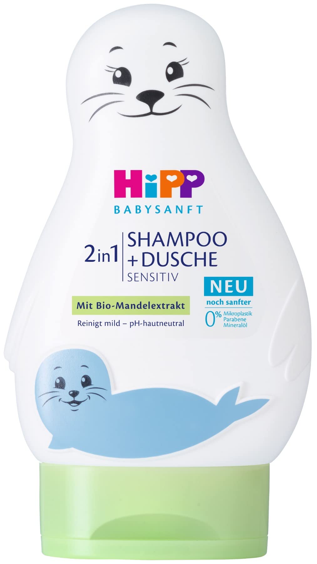 HiPP Babysanft 2in1 Shampoo + Dusche, 6er Pack (6 x 200 ml)