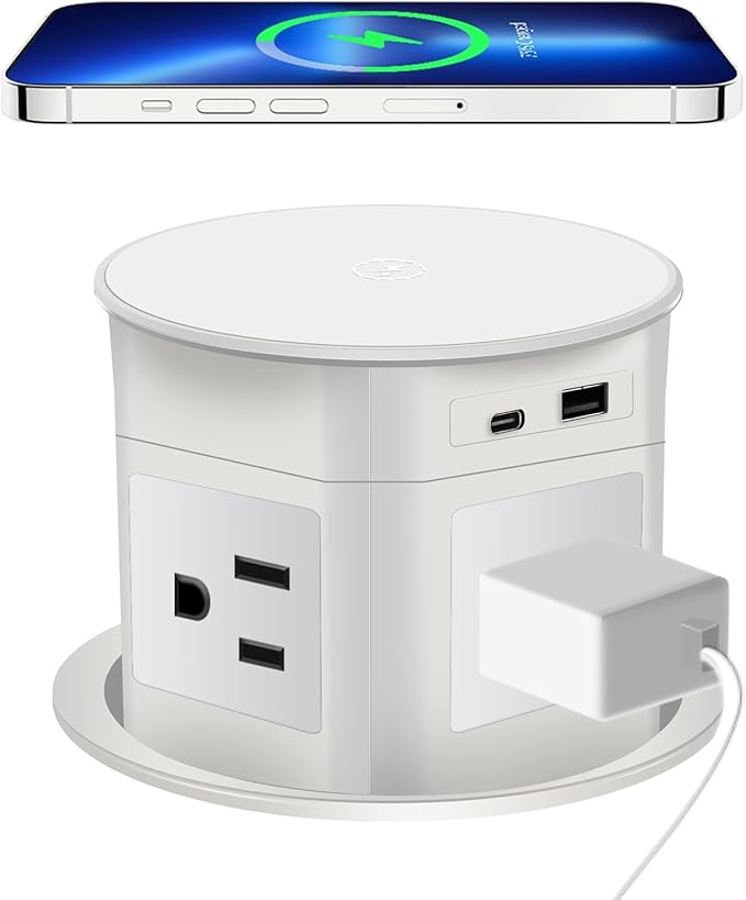 Cargador inalámbrico con múltiples salidas USB-C
