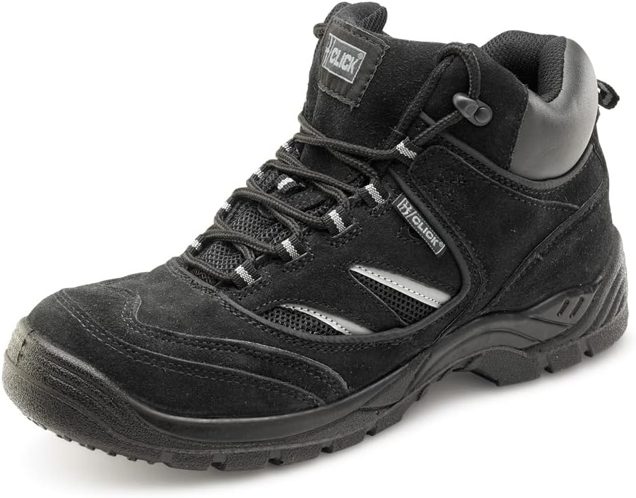 B-Click Dual Density Trainer Safety Boot ,Black ,9 UK(43 EU)