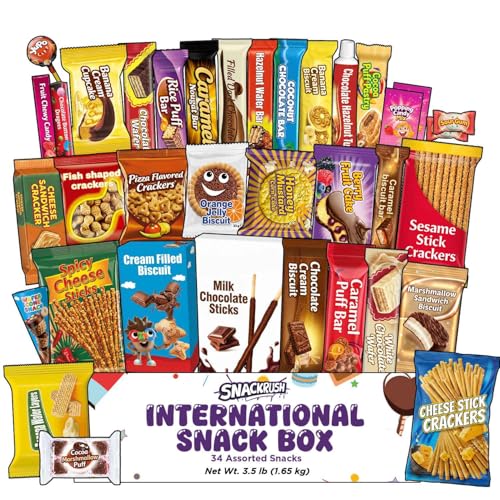 International Snack Box | 34 Snacks