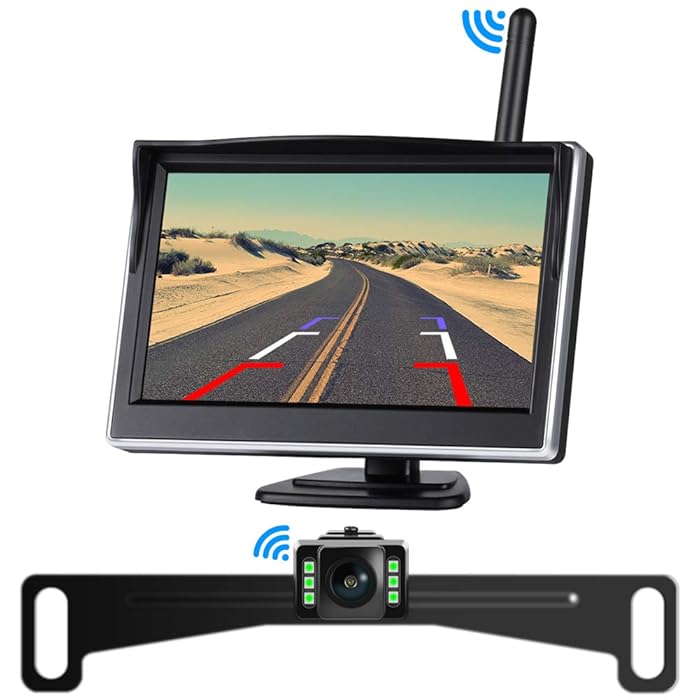 Buy SAMFIWI Wireless Backup Camera Kit with Stable Digital Signal, 5in