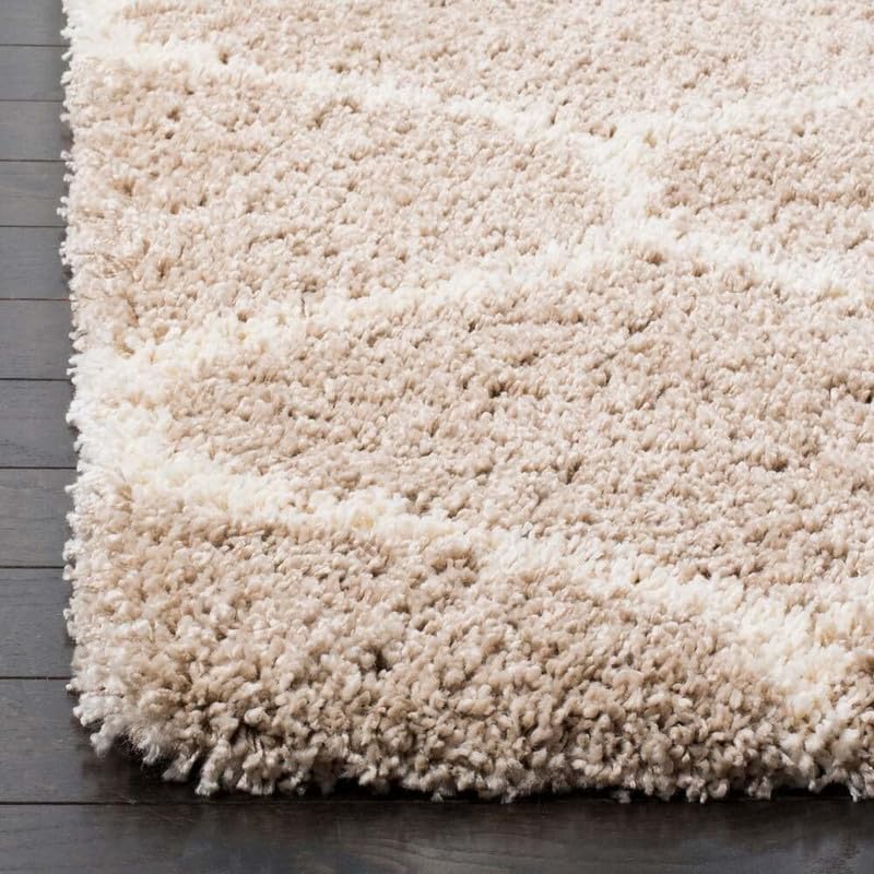 Image of Carpet for Living Room 5X7 FEET Modern Soft Shaggy Carpet Thick, Fluffy & 2 inch Pile Shag Rug for Your Kids Room, Bedroom & Livingroom (Beige Ivory)