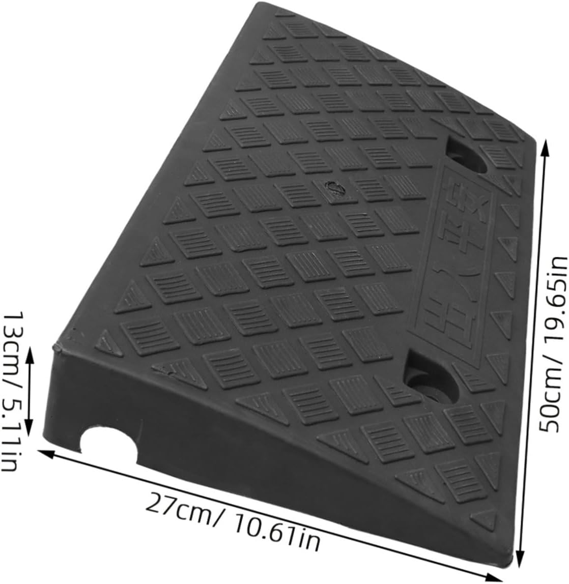 GANAZONO Ramps for Cars Trucks Bikes Motorcycles Wheelchairs Portable Ramps 50x27x13cm