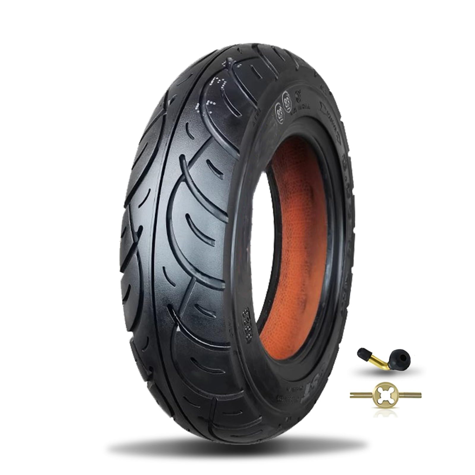 Neumático sin cámara 3.00-8 para scooter, neumático todoterreno 3.00x8 para motocross, compatible con llantas de 8 pulgadas, neumático 3.00-8, 8 P.R. 45J, 300 KPA