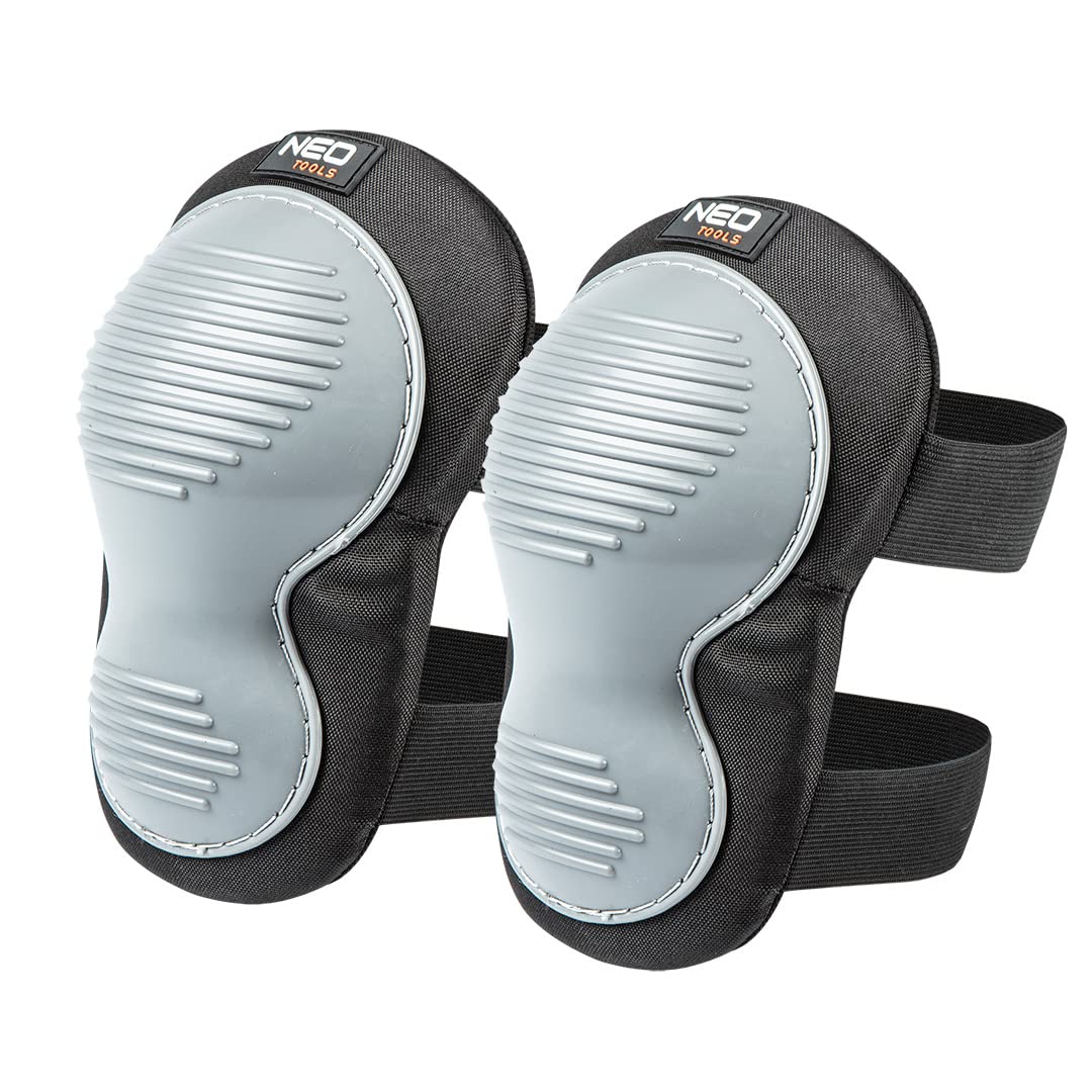 NEO TOOLS Ginocchiere Professionale Protezione Ginocchiera con imbottitura in TPR, Cat. 1, Materiale poliestere 600D, imbottitura in TPR smorza il contatto con pavimenti duri per lavoro, CE
