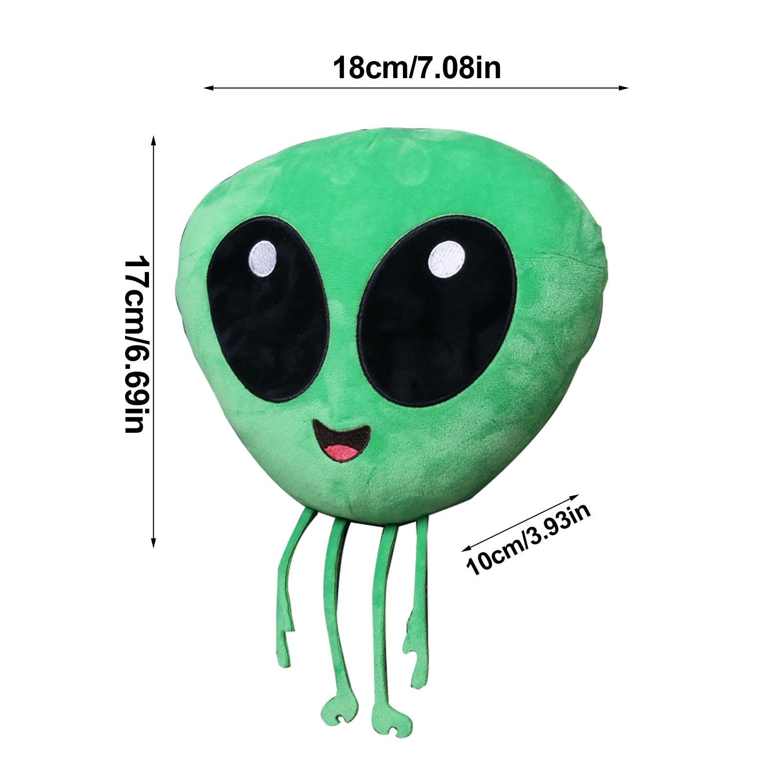 Crea il Tuo Design di Peluche Alieno Verde, Giocattolo di Peluche Personalizzato da 20cm, Animali di Peluche Imbottiti