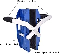 Vista 3 de Abrazaderas de transporte de piedra de doble mano, portadores de panel de granito, herramientas elevadoras para elevar encimeras de cuarzo losas