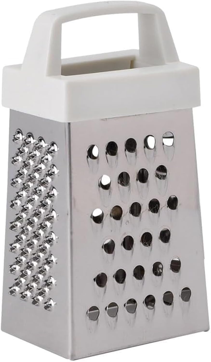 KASHVIYA Compact Stainless Steel Mini Garlic Grater & Slicer – Versatile, Ergonomic Design for Easy Grating of Garlic, Ginger, and More – Dishwasher Safe