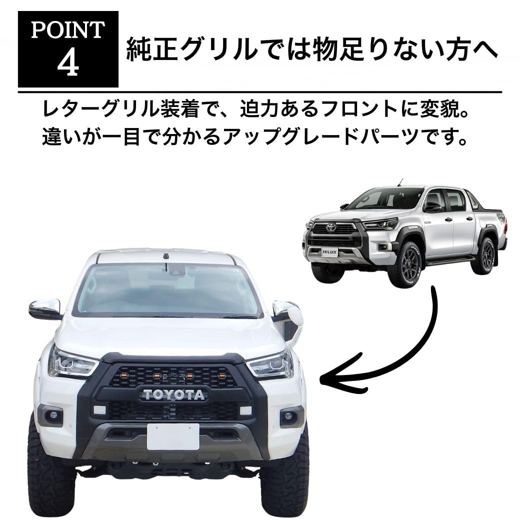 トヨタ HILUX ROCCO ハイラックス Ｚ GUN125 マイナーチェンジ 後期 Ｚ ＧＲスポーツ　2020〜適合 トヨタ ハイラックスの特別仕様車を見逃すな！──GQ新着カー | GQ JAPAN
