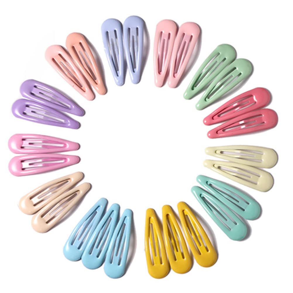 INHEAVEN 10 PCS Hair Clips for Girls, Gingbiss 2 inch Silicone Coating Colorful Metal Hair Barrettes with Storage Case for Women Girls Kids, No Slip Hair Accessories for Hair, 10 Multicolor-picture-10