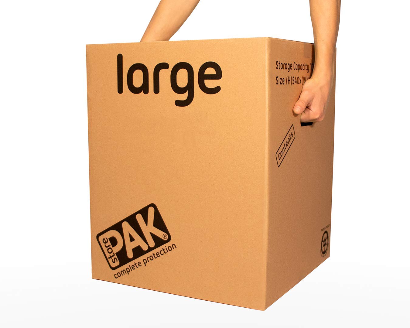 StorePAK Kit de mudanza de casa – 20 cajas de almacenamiento/mudanza con asas, envoltura de burbujas, cinta y rotulador – 100% reciclable – pequeño, mediano y grande