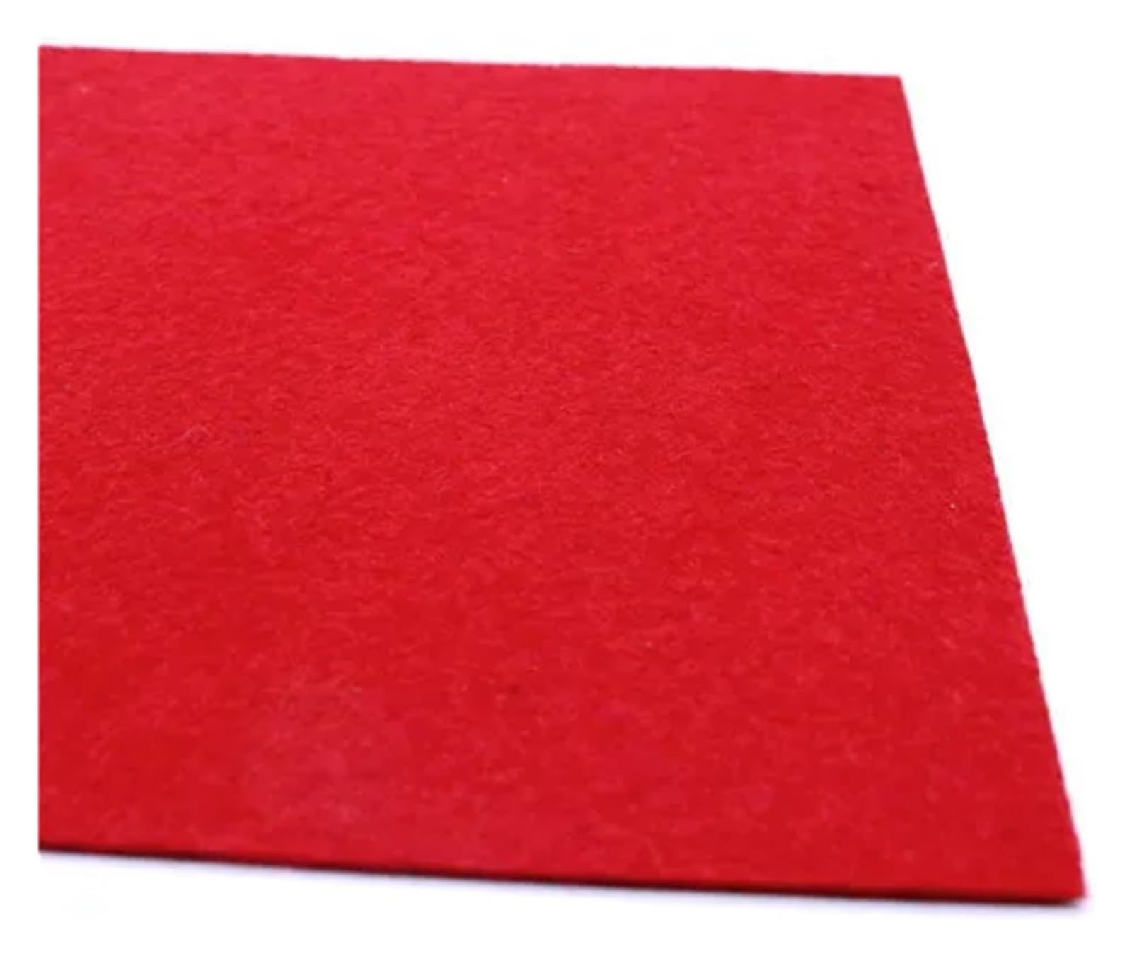 Felt Fabric Sheet, Nonwoven Polyester Felt 2mm Multicolor DIY Patchwork 30x30 50x50cm(Red,50 x50 cm)