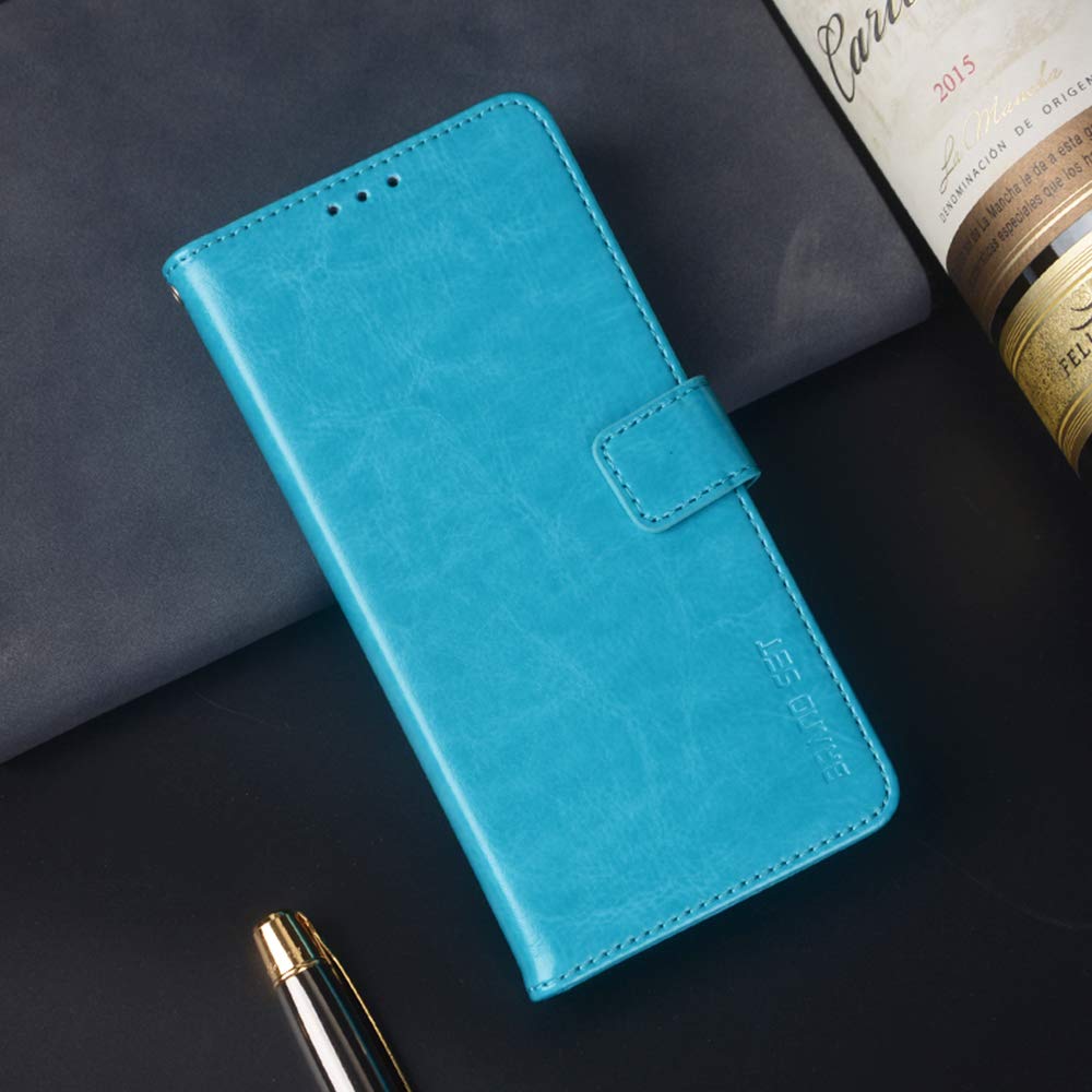 Custodia Portafoglio In Pelle PU Effetto Scamosciato Per Ulefone Armor X3/X5 – Flip Cover Magnetica Con Slot Per Carte E Supporto Per Video