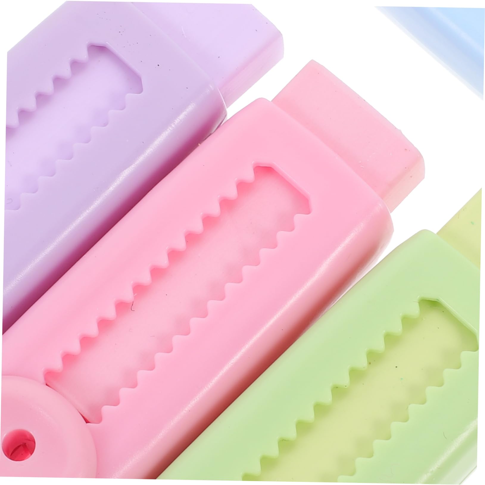 VILLCASE 5 Ensembles Gomme Télescopique Gomme À Effacer Marqueurs Stylos Gel Effaçables Essuyer Gomme Pétrie Gommes À Crayons Surligneurs Rétractable Petites Gommes D'école 8 Pièces X 5