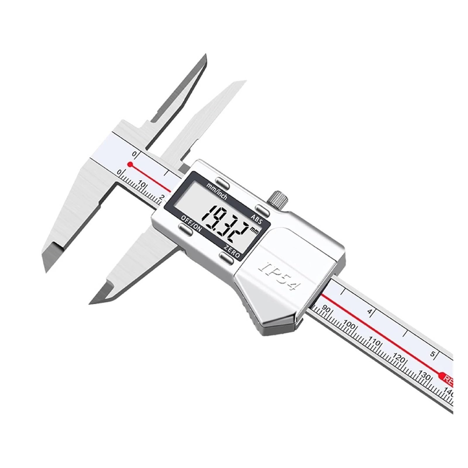 Oberer Nutklaue Erweiterter Digitalanzeige-Messschieber 0-150mm 0-200mm 0-300mm Erweiterter Innendurchmesser-Messschieber(0-150mm)