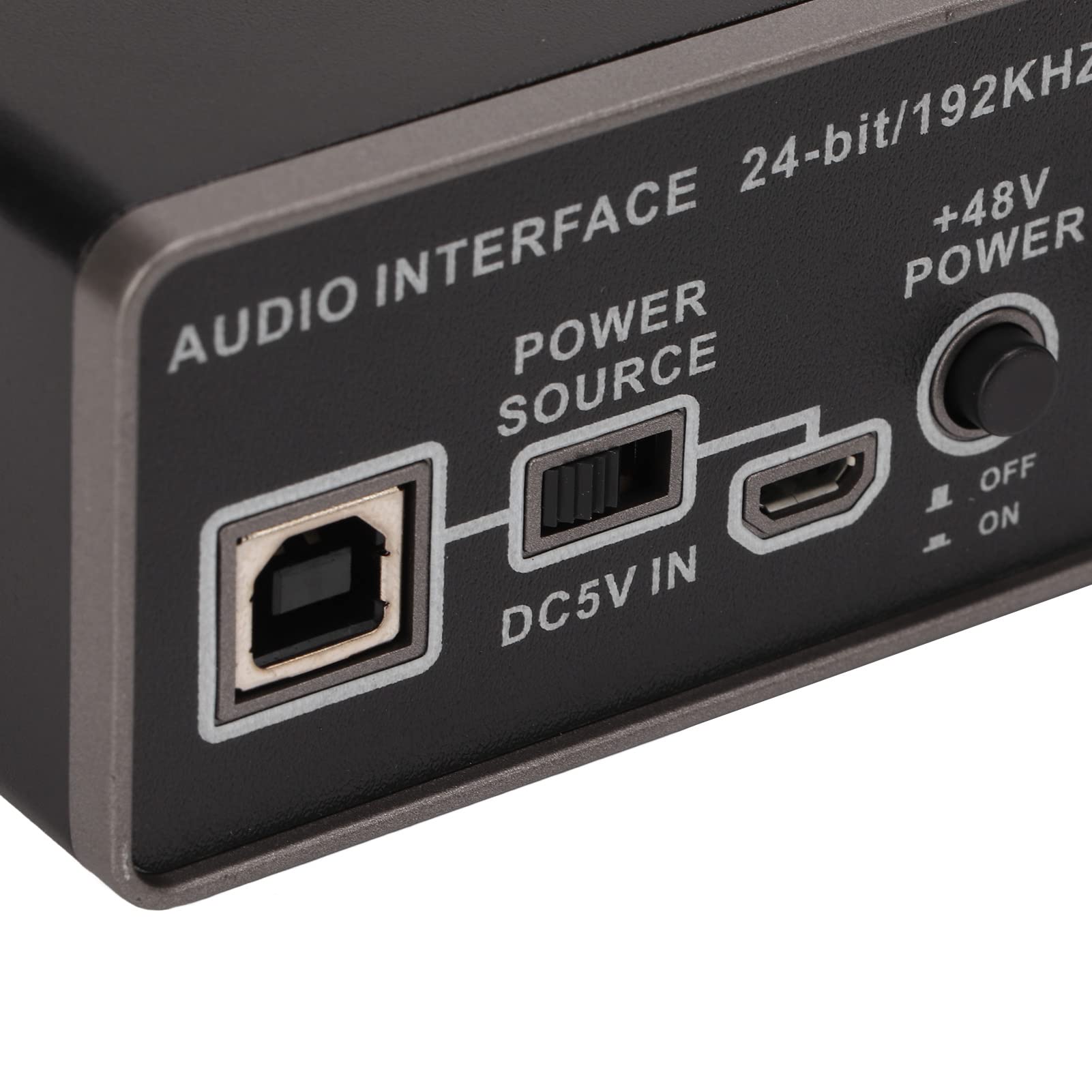 Mezclador De Audio Profesional, Placa De Sonido Digital USB Cambiador De Voz Tarjeta De Sonido En Vivo E Interfaz De Audio Teléfono De Computadora Externo