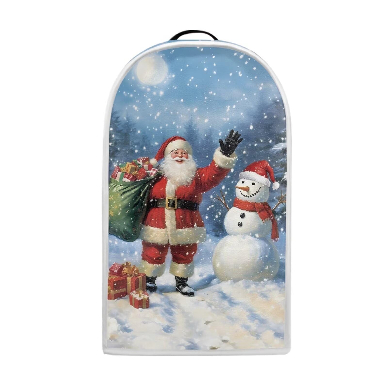 Uorisanigo Christmas Santa Claus Blender Dust Cover Christmas Decorations Food Processor Cover Dust Cover Washable Small Appliance Covers Universal