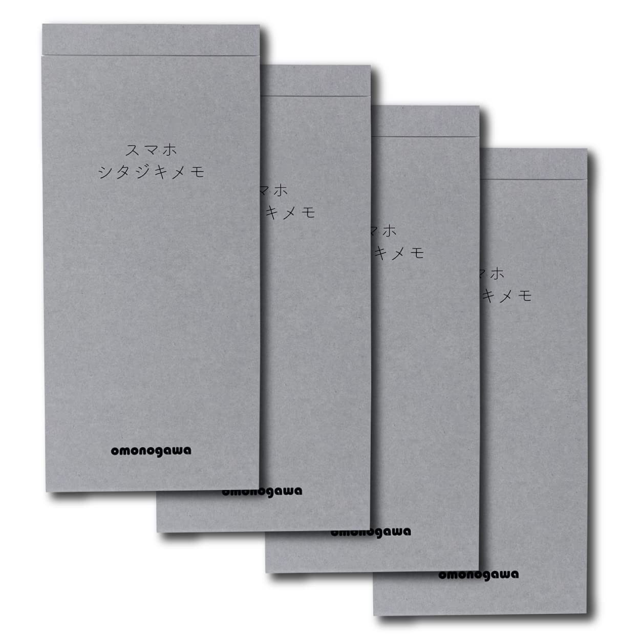 Amazon.co.jp: omonogawa｜スマホシタジキメモ 高機能メモ帳 無地 50枚