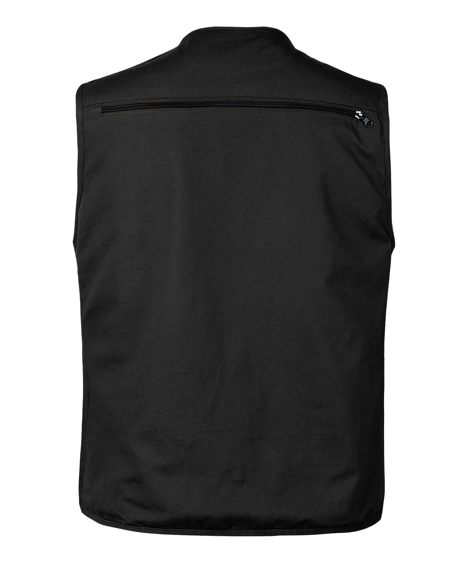 Gilet da Pesca da Uomo Multitasche Giubbino da Lavoro con Zip Gilet da Caccia Fotografo Sport Giacca Senza Maniche