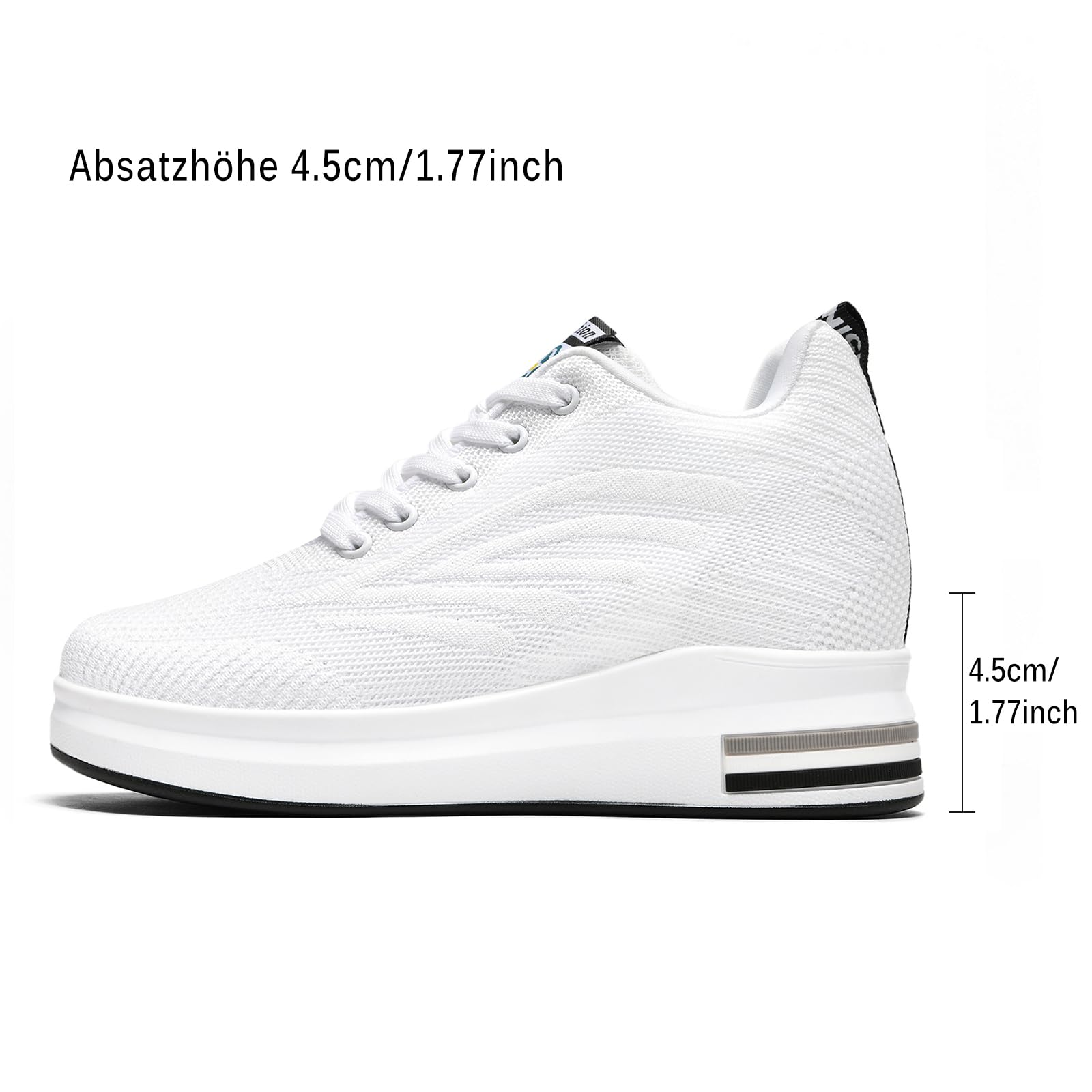 AONEGOLD Damskie trampki z klinem, buty sportowe, buty do biegania, do biegania, fitnessu, na czas wolny, wygodne, oddychające buty